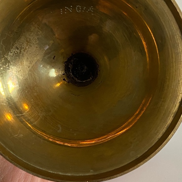 Vintage Brass Etched Vase - Picture 3 of 7